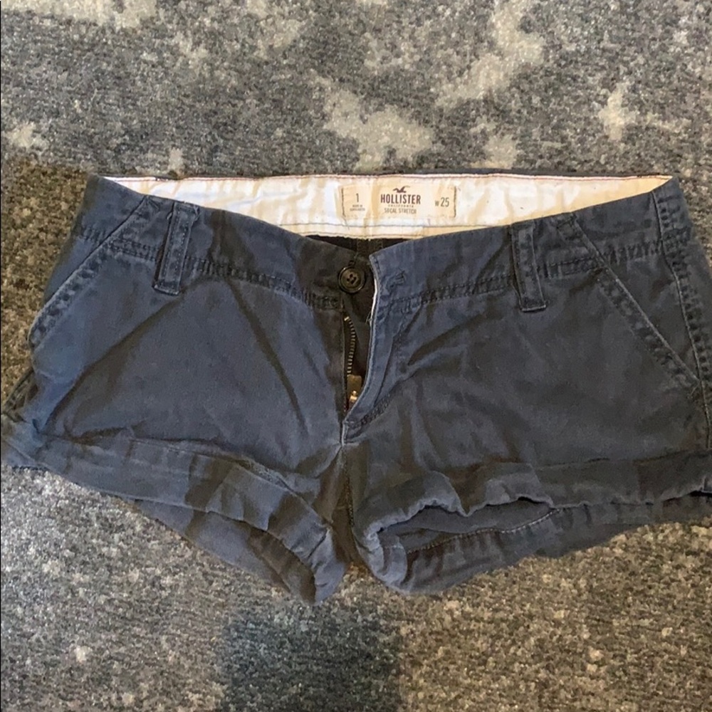 Hollister stretch jean shorts
